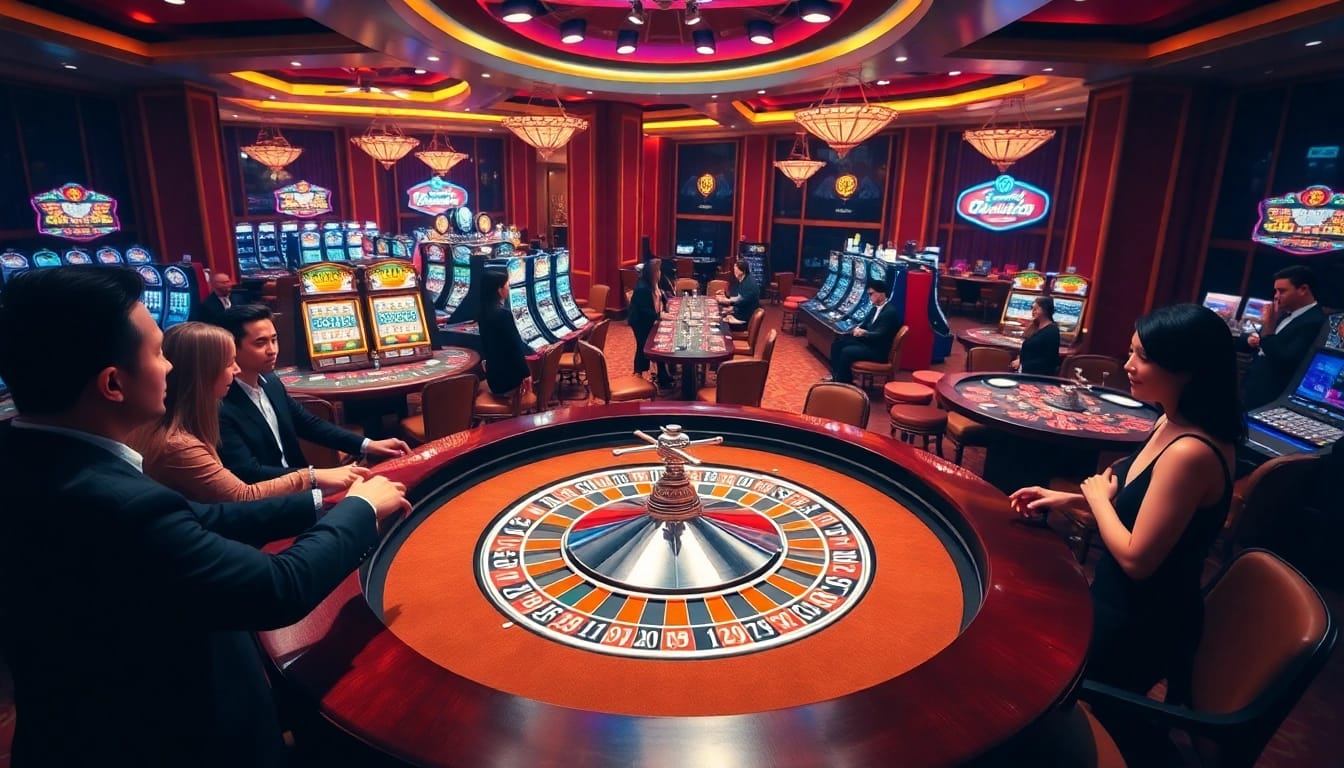 Experience the excitement of gambling with rr88 đăng nhập at a luxurious roulette table.