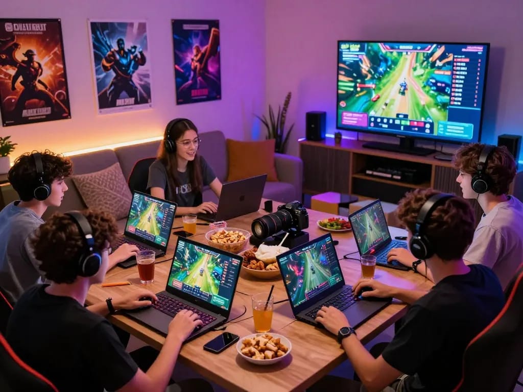 Exciting online gaming platform scene with players enjoying various games, showcasing S666's vibrant community and atmosphere.
