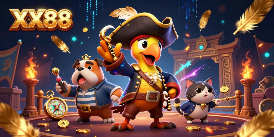 Engage with thrilling gameplay at XX88 featuring exciting cartoon characters and casino elements.