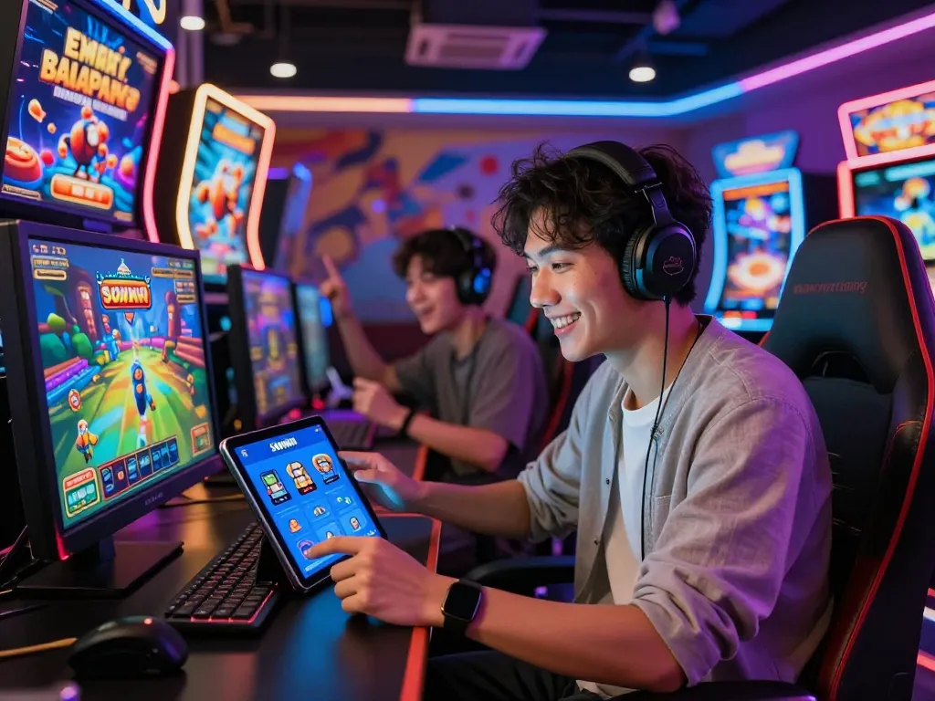 Exciting gaming scene showcasing the Sunwin app, perfect for tải sunwin enthusiasts.