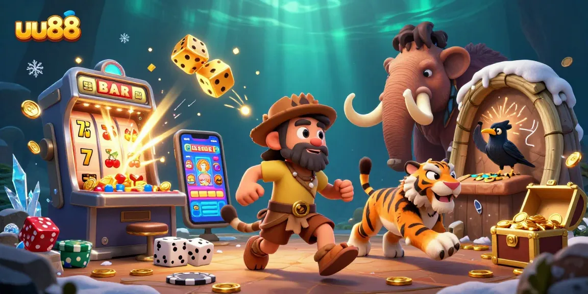 Experience thrilling gameplay at uu88 casino with vibrant characters enjoying rich rewards and exciting games.