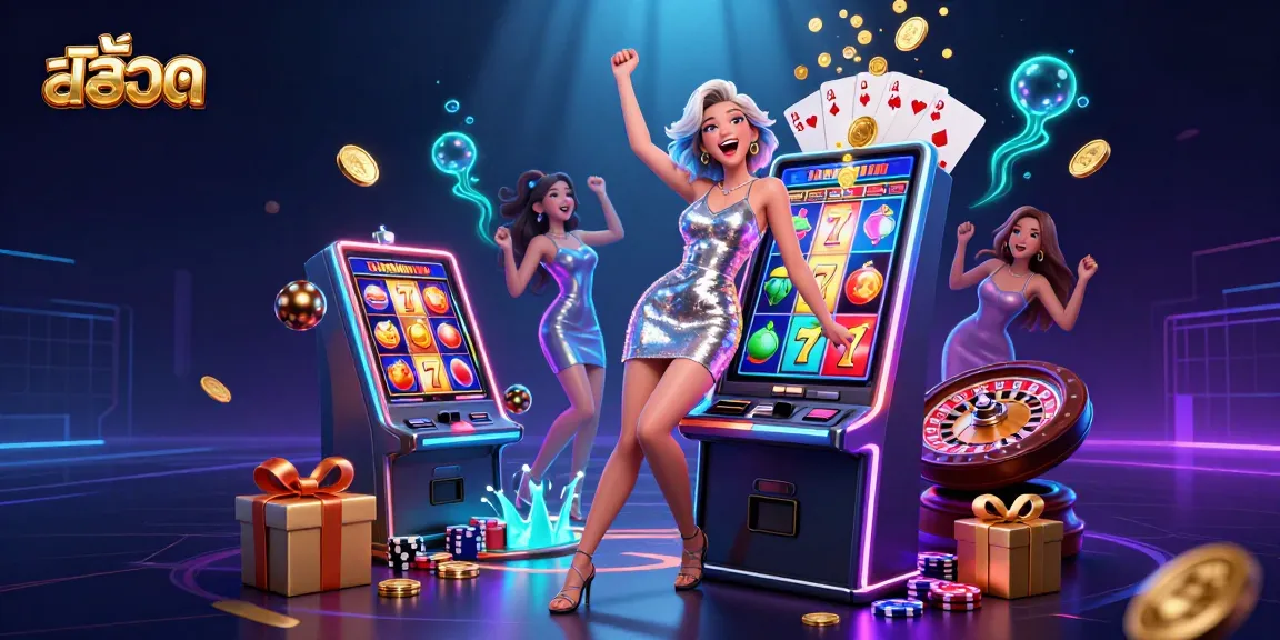 Experience the thrill of สล็อต with a celebratory atmosphere full of games and excitement.