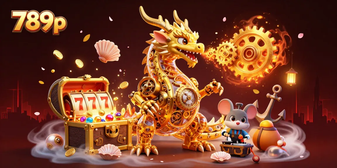 Engage with 789p's thrilling casino experience featuring a golden dragon and rich gaming elements.