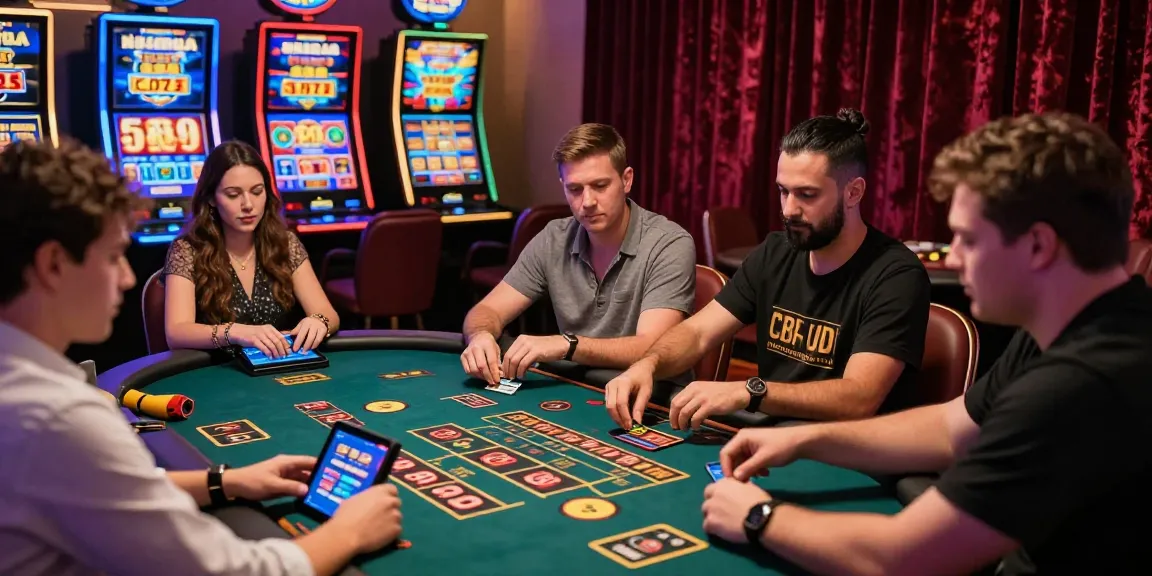Players enjoying the excitement of credit card casinos with vibrant gameplay and engaging atmosphere.