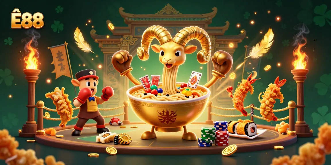 Engage in thrilling gameplay at Ê88 with vibrant characters and casino elements.