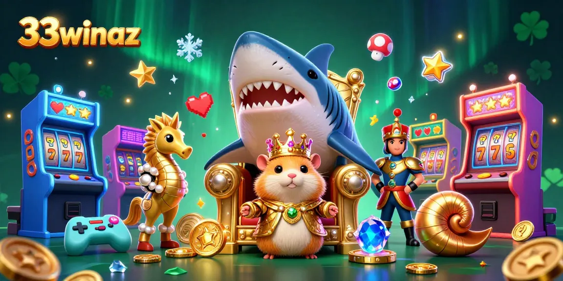 Engage with 33winaz for thrilling jackpot slots and underwater adventures in this vibrant casino scene.