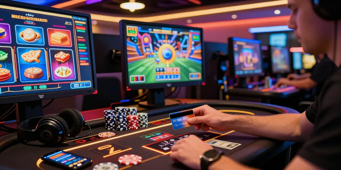 Engaging online casino gaming scene featuring credit card use at https://being-there.org.uk for modern players.