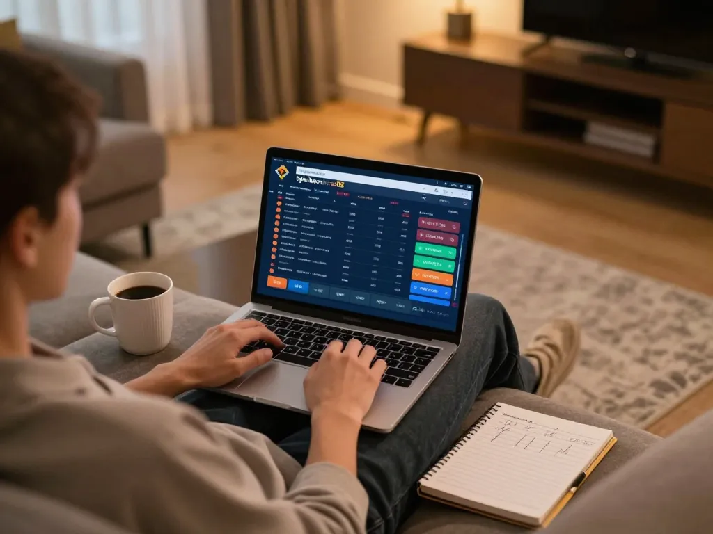 Engaging online betting experience with tylekeonhacai88 app open, showcasing live odds and strategic planning.