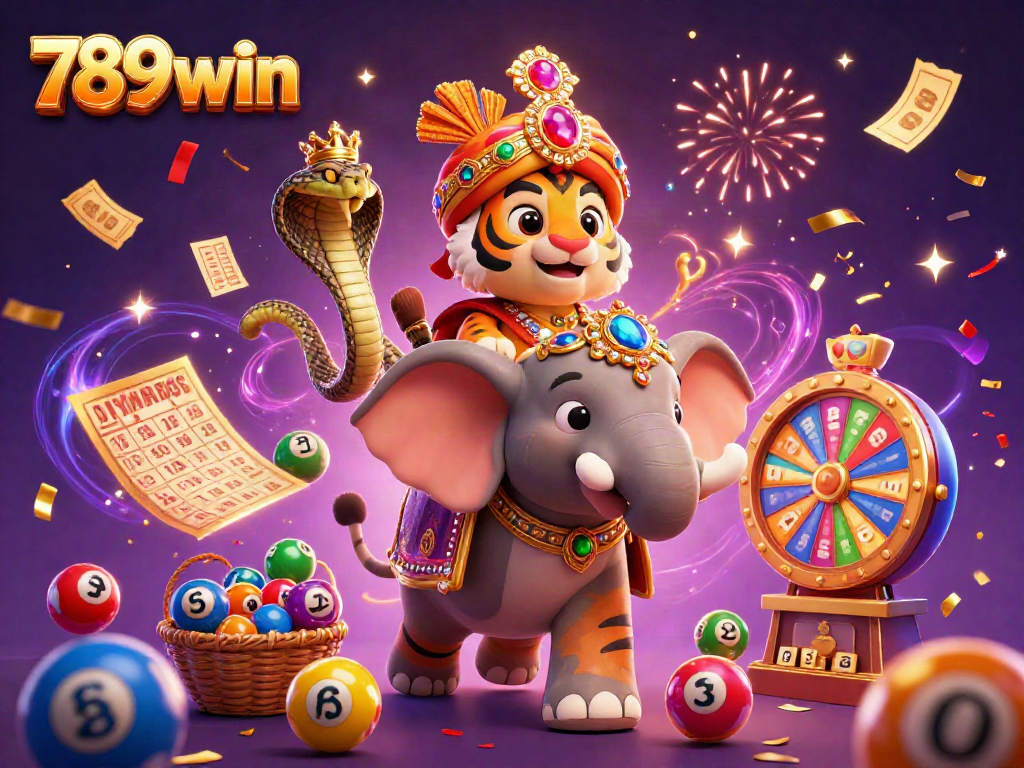 Immerse in the excitement of 789win with a thrilling digital illustration showcasing a vibrant casino scene