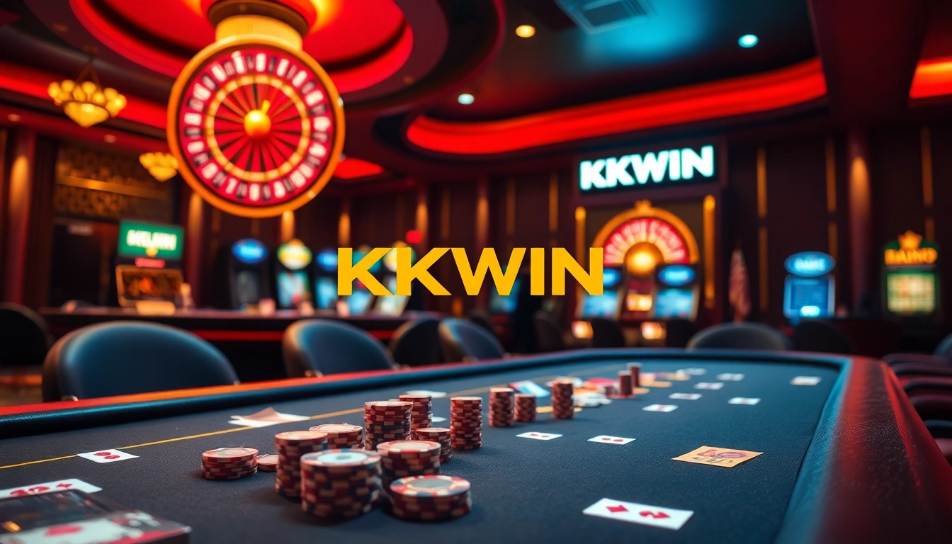 Experience the thrill of winning at KKWIN casino with exciting poker and roulette games.
