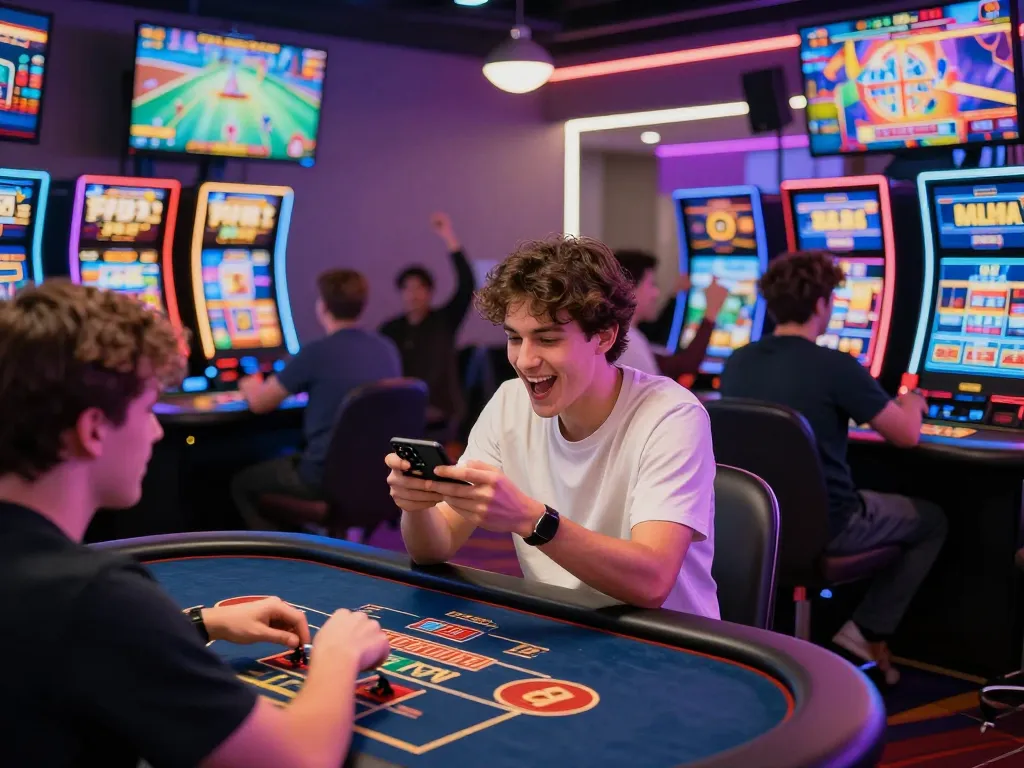 Exciting gaming atmosphere at https://sonclub.baby/ with players enjoying diverse games in a vibrant virtual casino setting.