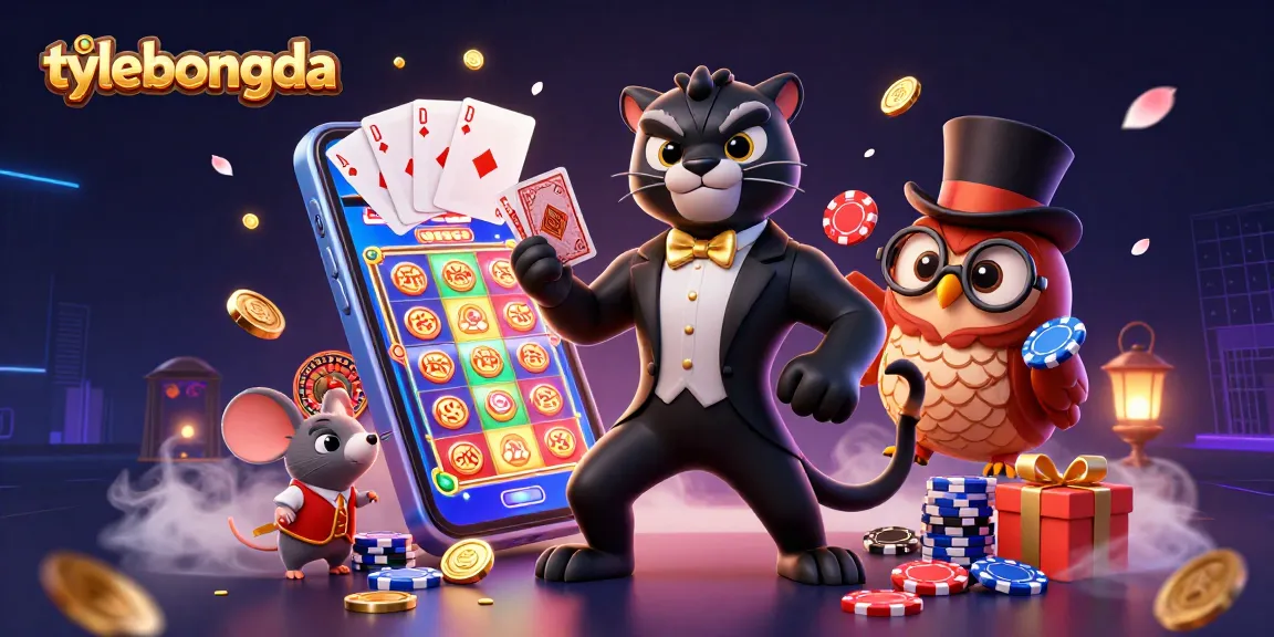 Bet with confidence at tylebongda while the charming characters engage in an energetic card game.