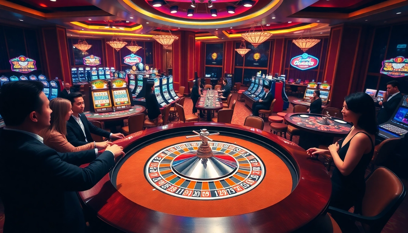 Experience the excitement of gambling with rr88 đăng nhập at a luxurious roulette table.