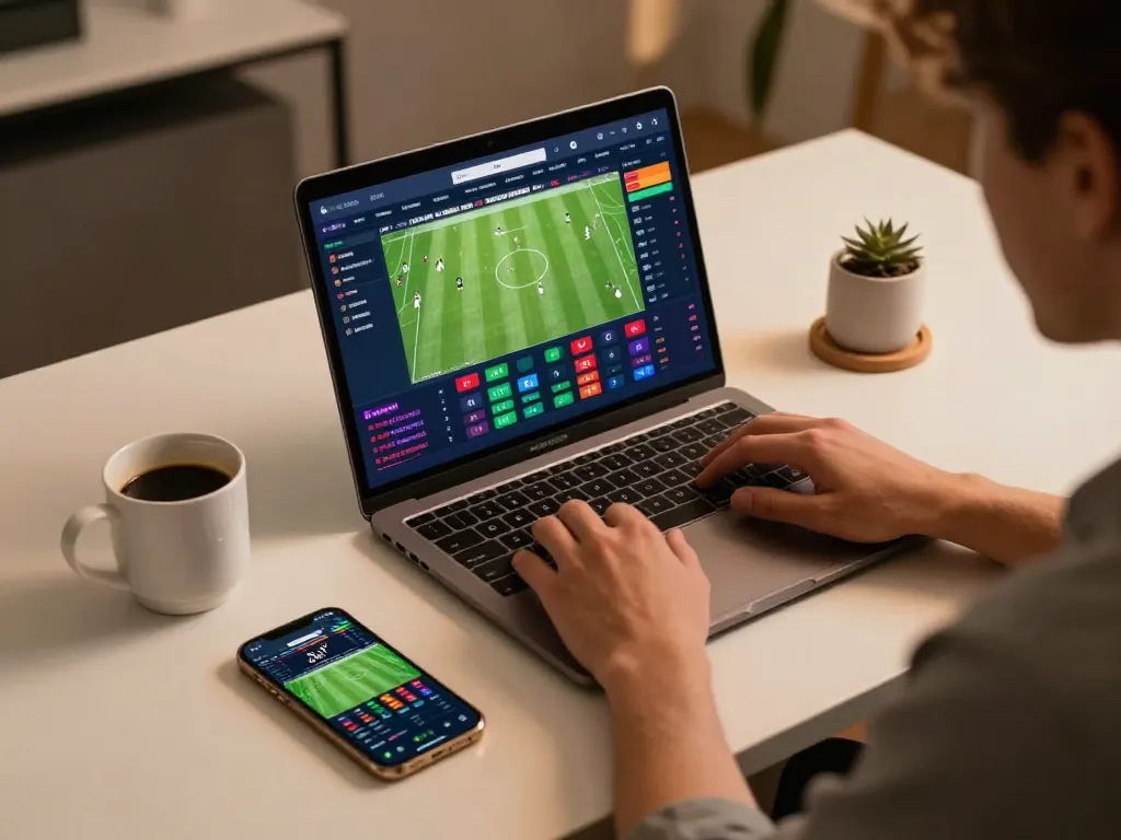 Engaging with tỷ lệ nhà cái while placing bets on a football match through an online platform