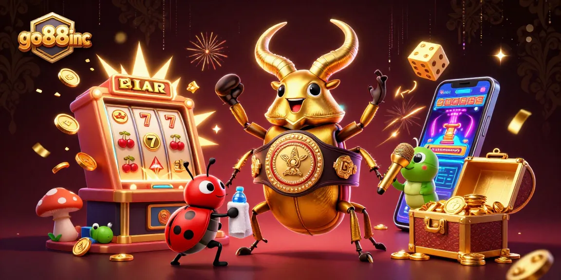 Experience thrilling gameplay at go88inc, featuring vibrant characters and jackpot excitement in a casino setting.
