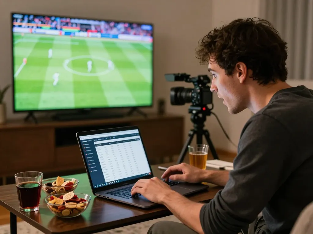 Experience nowgoals betting strategies while watching live football, capturing the thrill of sports wagering.