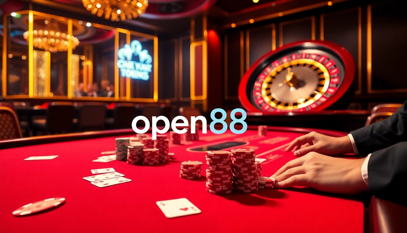 Experience the thrill of high-stakes gameplay at open88 Casino with vibrant tables and captivating players.