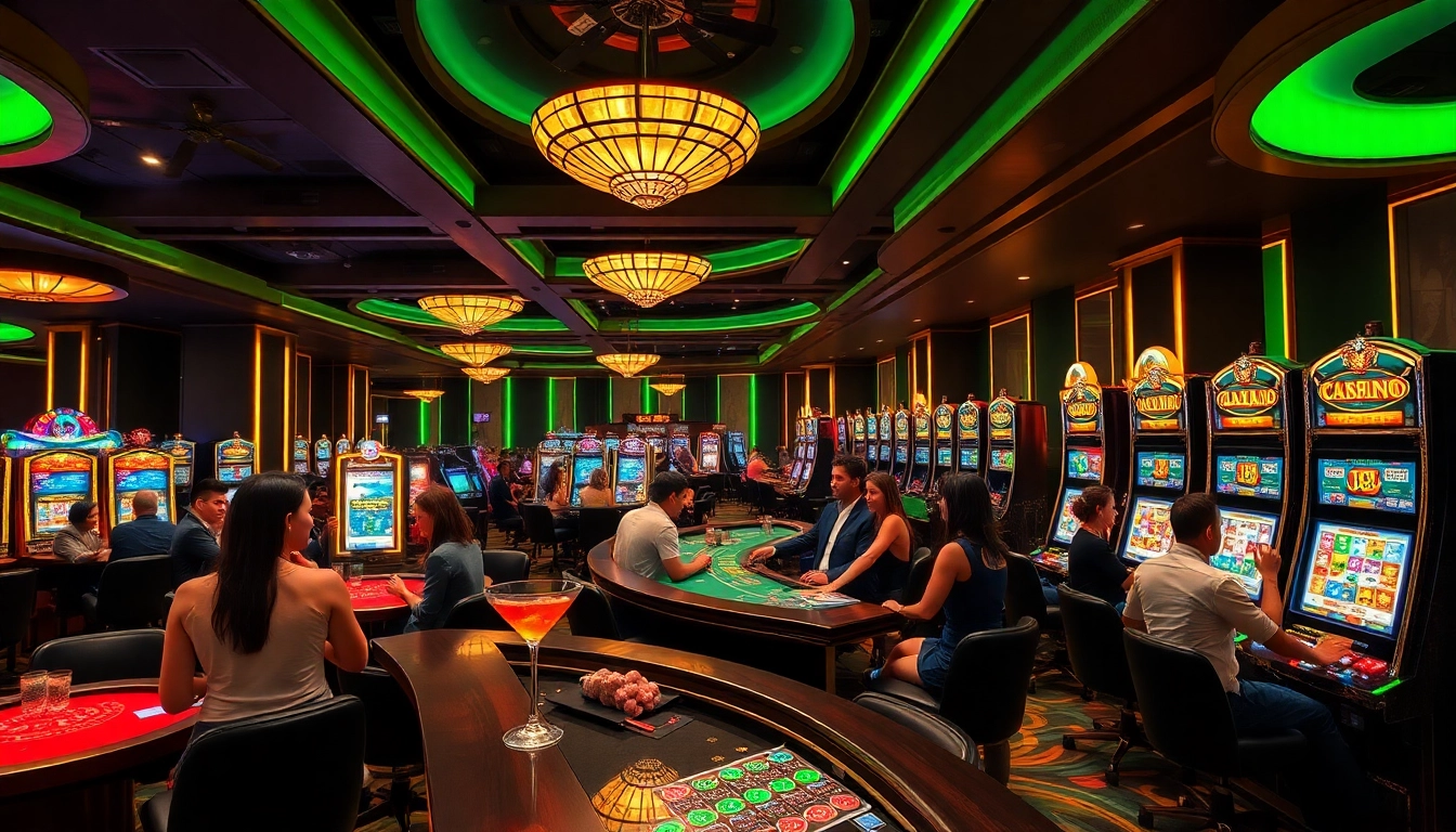 Experience the thrilling ambiance of ku11 casino with vibrant gaming and luxury.