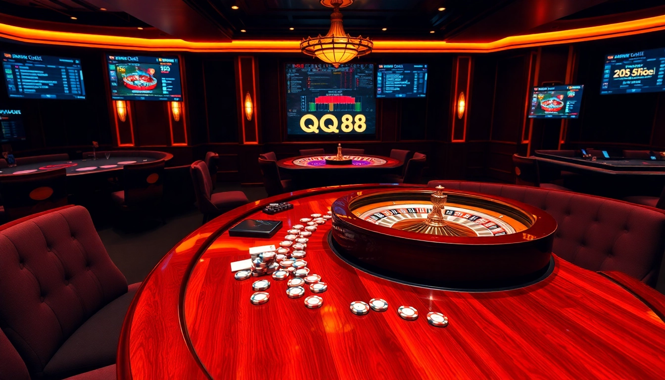 Experience excitement and luxury at QQ88 Today with vibrant casino games and betting.