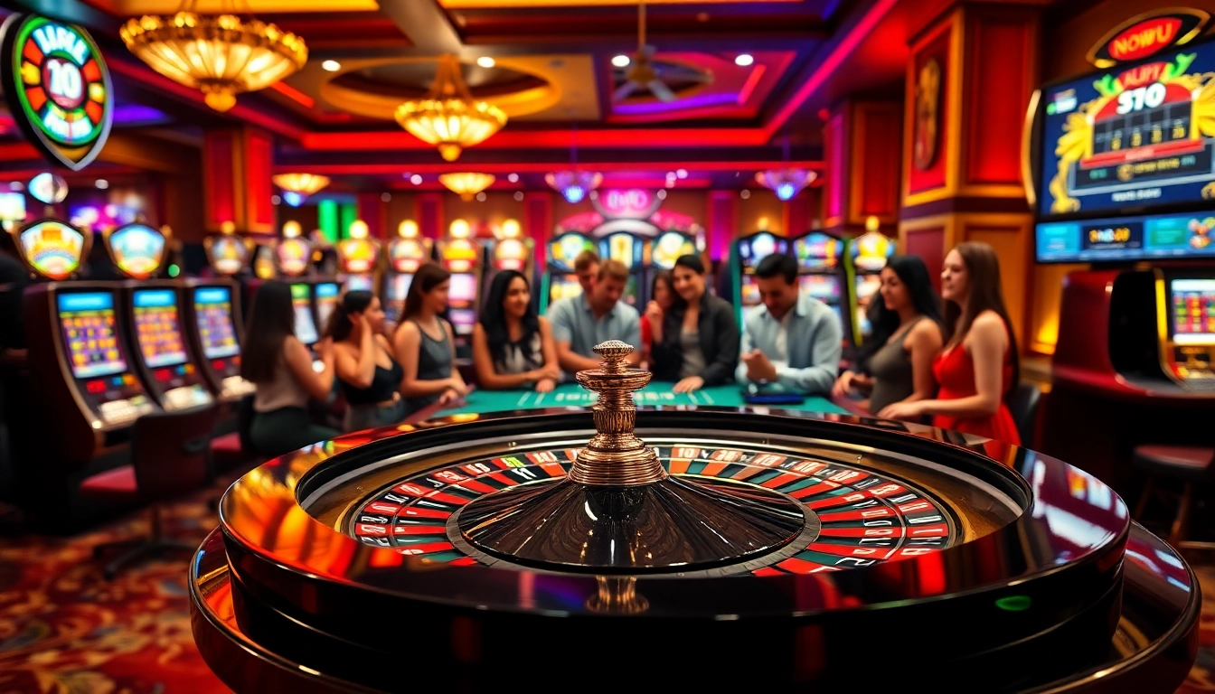 Exciting roulette action at nohu 90 casino with colorful chips and vibrant atmosphere.