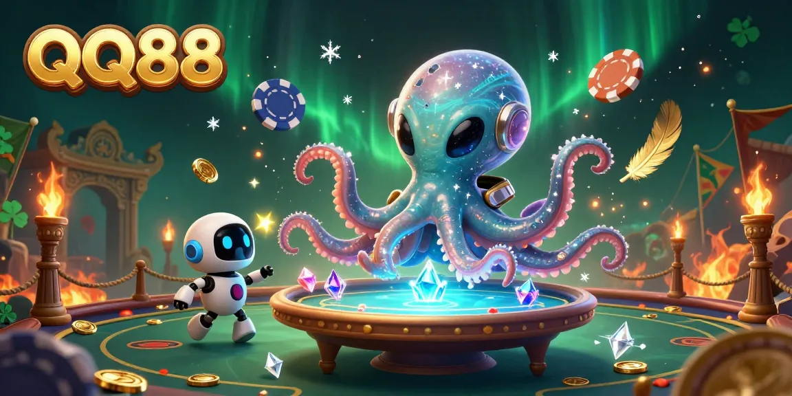 Engage with QQ88 through exhilarating poker games with a vibrant 3D cosmic setting.