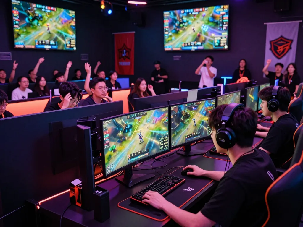 Intense esports competition featuring players and dynamic gaming atmosphere at https://rr99.it.com/ showcasing competitive excitement.