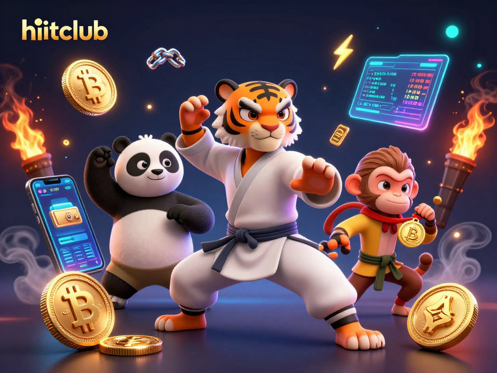 Engage in thrilling hitclub gaming adventures with a kung fu master, panda disciple, and clever monkey.