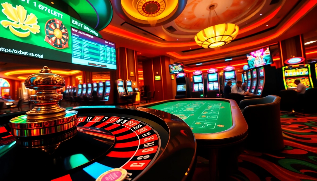 Engaging players at a luxurious casino emphasizing security and games at https://oxbet.us.org/.